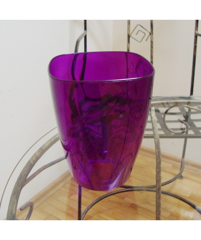 Orchidėjoms vazonas kvadr. violetinis Orchidėjoms vazonas kvadr. violetinis